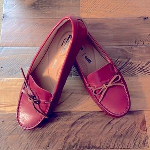 Clarks Collection - Red Loafers Women’s Size 8